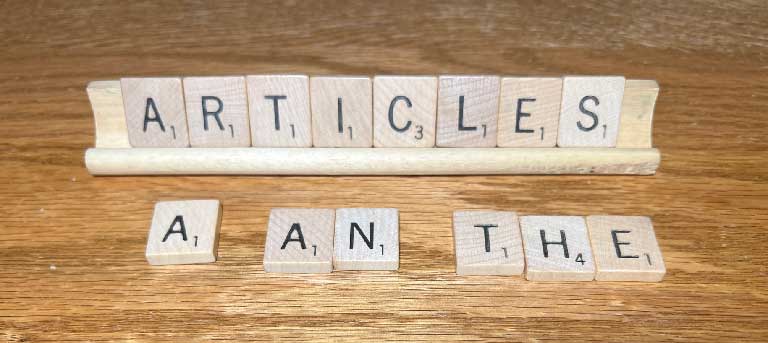 The Basics: What Are Articles?