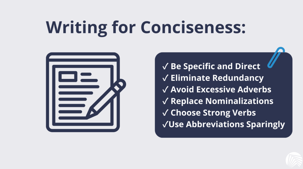 Writing Strategies for Conciseness