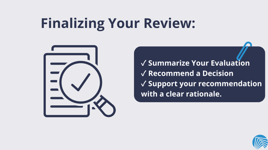 Manuscript Peer Review: Finalizing Your Review