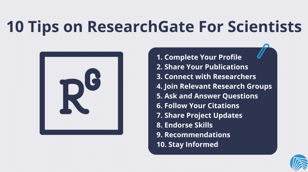 10 Tips on ResearchGate for Scientists