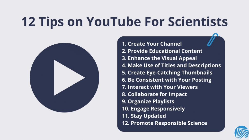 12 Tips on YouTube for Scientists